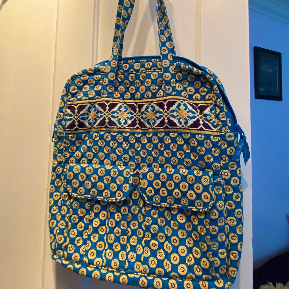 Vera Bradley Blue & Yellow Shoulder Bag